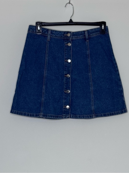 H&M Dresses & Skirts - Divided by H&M Dark Blue Denim Button-Front A-Line Skirt